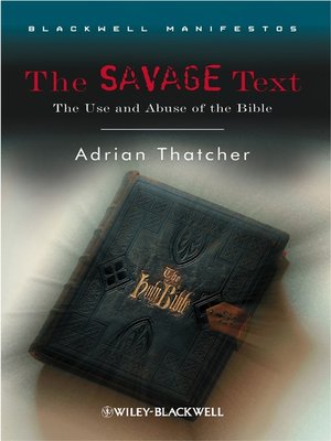 cover image of The Savage Text